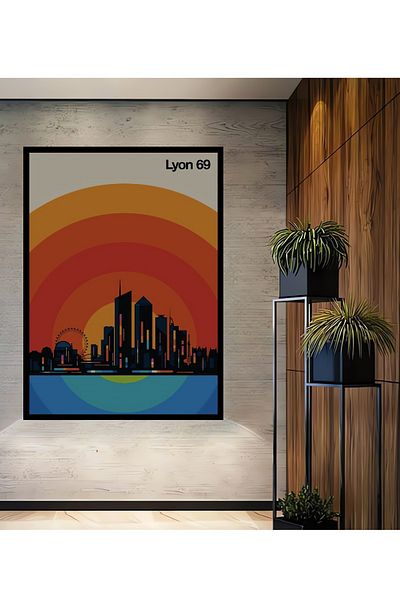 Teona Ahşap Lyon Silhouette Decorativ Lemn MDF Dreptunghi Acasă, Locul de Muncă Pictură Perete