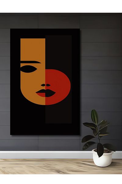 Teona Ahşap Față minimalistă modernă decorativă din lemn MDF dreptunghiulară pentru pictură de perete acasă, la locul de muncă