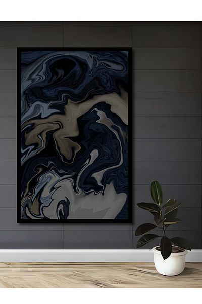 Teona Ahşap Dansul valurilor abstracte Decorativ din lemn MDF dreptunghiular pentru casa, locul de munca pictura pe perete