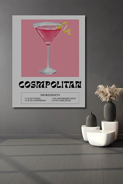 Teona Ahşap Cocktail Cosmopolitan Decorativ Lemn MDF Dreptunghi Acasă, Locul de Muncă Pictură Perete