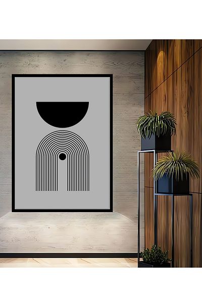 Teona Ahşap Modern Geometric Minimalist Decorativ Lemn MDF Dreptunghi Acasă, Locul de Muncă Pictură Perete