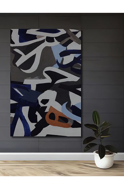Teona Ahşap Design geometric abstract Decorativ din lemn MDF dreptunghiular Acasă, loc de muncă Pictură murală