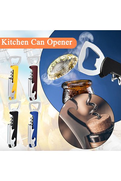 LOVYCO 2 in 1 Steel Corkscrew - Drink Opening Shie Line