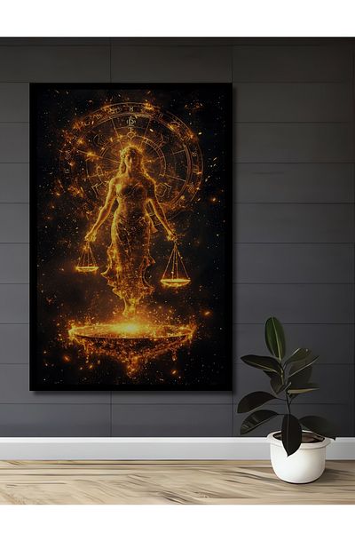 Teona Ahşap Lumină de aur a justiției Decorativ din lemn MDF dreptunghiular pentru pictură de perete acasă, la locul de muncă