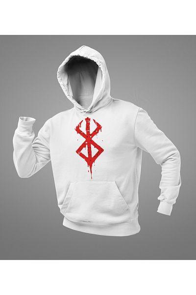 SEVBANO Anime Berserk Series Printed Unisex Oversize Hoodie