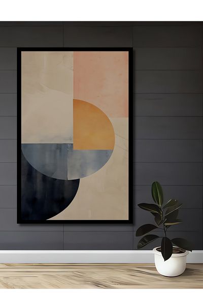 Teona Ahşap Geometric Sofisticat Decorativ Lemn MDF Dreptunghi Acasă, Locul de Muncă Pictură Perete