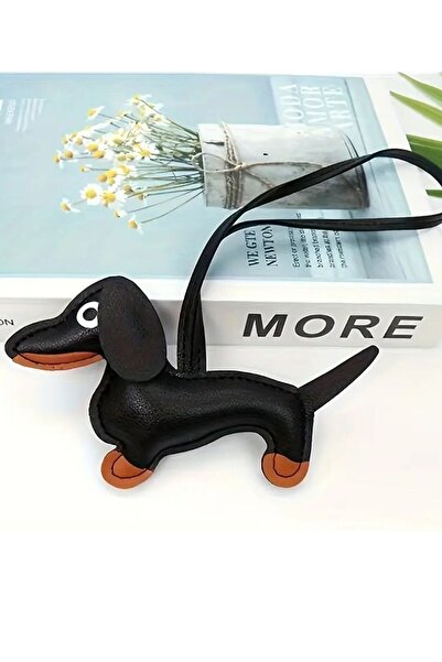 MioArt الاتجاه المرأة الكلب الألماني حقيبة سحر حقيبة حلية المفاتيح