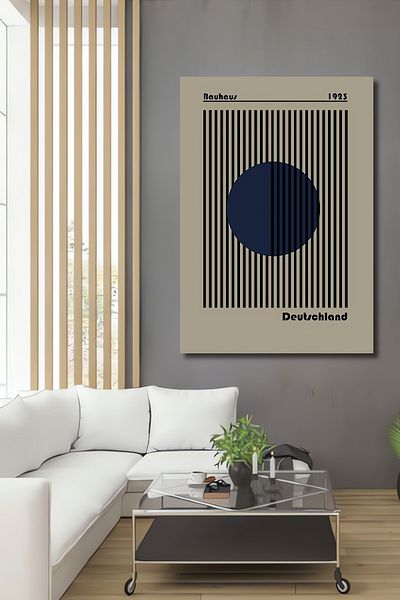Teona Ahşap Bauhaus Art Geometric Decorativ Lemn MDF Dreptunghi Acasă, Locul de Muncă Pictură Perete