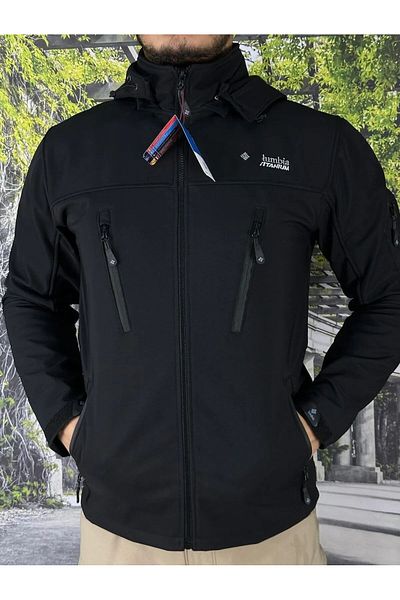 Güray Store Soft Shell Αδιάβροχο και αντιανεμικό παλτό τακτικής με φλις εσωτερικά παλτό biker