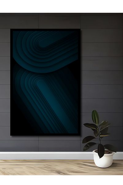 Teona Ahşap Model Geometric Modern Decorativ Lemn MDF Dreptunghi Acasă, Locul de Muncă Pictură Perete