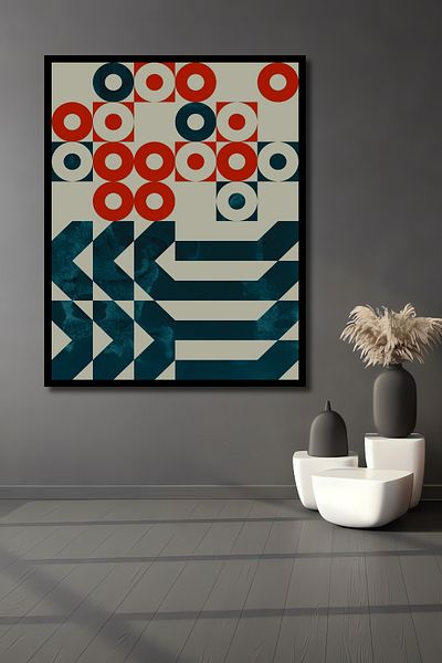 Teona Ahşap Cu model geometric, lemn decorativ modern, dreptunghi MDF, pictură pe perete pentru locuință, loc de muncă