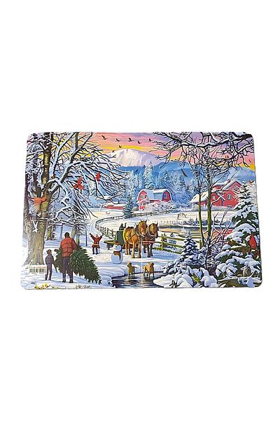 şahane parti Winter Imaginary and Cute Animals 30 Pieces Karne Sleeve