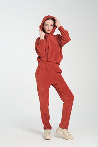 Reji Hooded Velvet Set