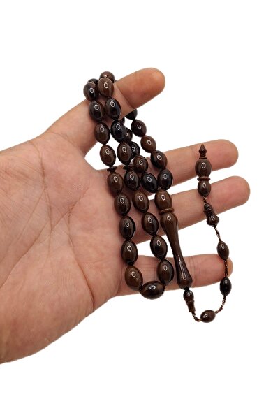 Han Ticarethane Кафяви специални моделни прахообразни кехлибарени молитвени м...