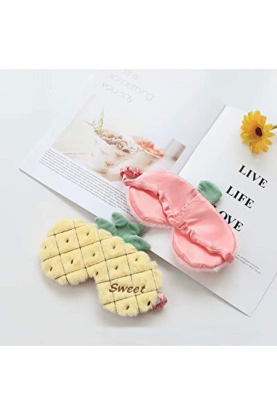 ema Χαριτωμένο δώρο με αξεσουάρ για τα μάτια με βελούδινη φιγούρα φράουλας