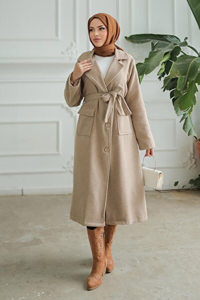 MİSSKAYLE Mink Kašmir tkanina kaput - Detaljan omot