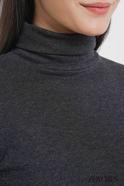 ZENCHES Slimfit Turtleneck Sweater