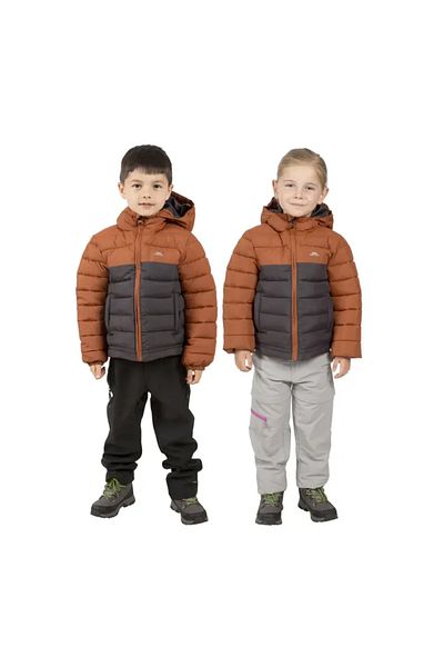 Trespass Anthracite Oskar Padded Jkt παλτό για παιδιά - Ucjkcan20002-10102