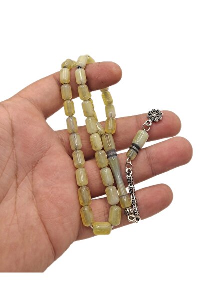 Han Ticarethane Капсулообразни молитвени мъниста от зелен цвят на прах от кех...