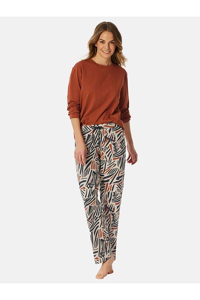 Schiesser Pyjamahose Mix & Relax Schlaf-hose Pyjama Schlafmode