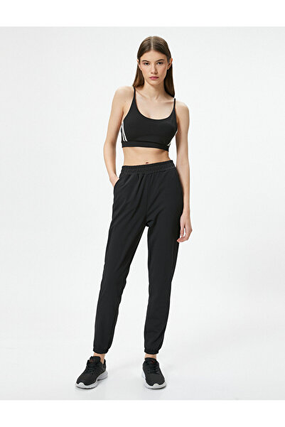 Koton Jogger Sweatpants with Pockets, Comfortable Mold, Elastic Waist