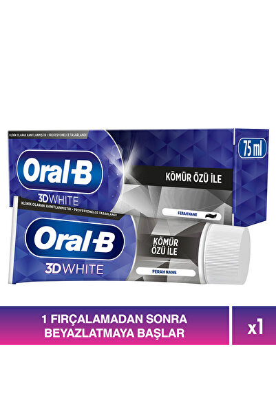 Oral-B Pro 3D White Kömür Özlü Diş Macunu 75 ml