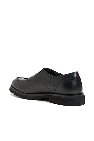 George Hogg Siyah Erkek Deri Ayakkabı
