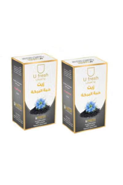 U FRESH Black Seed Oil for Hair and Body, 125 ml, 2 pieces