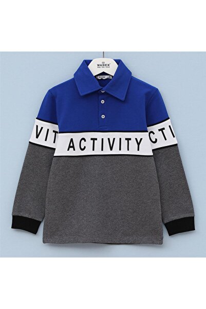 WANEX Μακρυμάνικο λεπτό φούτερ για αγόρια - 15549 - Λευκό - Saks_