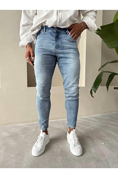 MODA SLİMFİT AÇIK MAVİ KOT PANTOLON