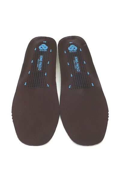 KİNG PAOLO King Paolo Anatomical Leather Insoles - Black