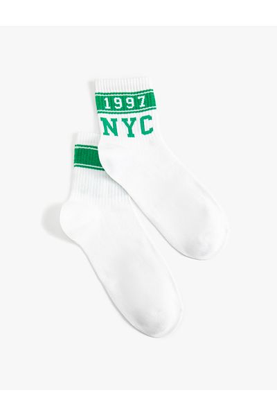 Koton College Socks Socket Patterned