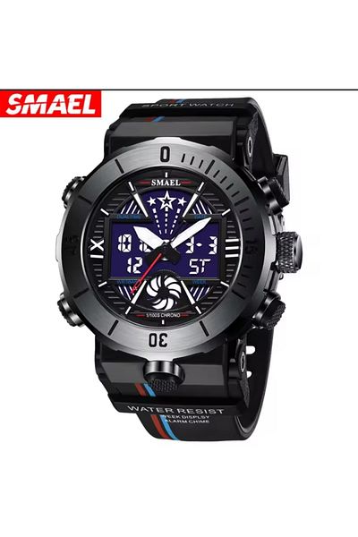 SMAEL Men's Wristwatch Analog Digital Sports Fashion Trend 8051s Watch