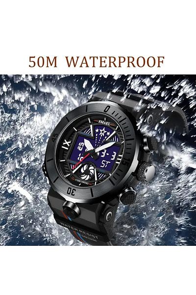 SMAEL Men's Wristwatch Analog Digital Sports Fashion Trend 8051s Watch