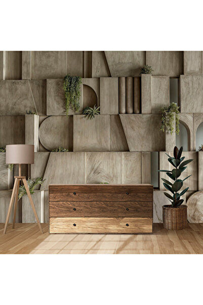 Home bitki ve çiçekli panel 44 poster duvar kağıdı