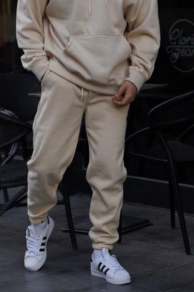 YAKAMEL Pantaloni de trening pentru bărbați cu buzunare laterale și picior el...