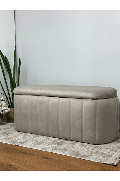 KOKİ DESİGN LİMA Babyface Kum Beji Sandıklı Bench Puf