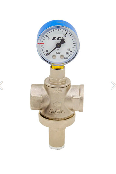 Eca 1" Su Basınç Düşürücü Manometreli Rakorsuz - 602111042