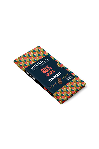 Moliendo Finest Coffee Hawaii %80 Kakao Premium Tablet Çikolata 100 g