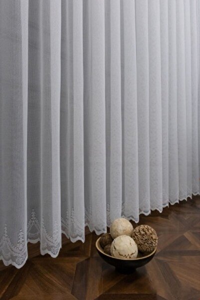 Taç Farbateks Planting New Straight Simple Fashion Design Skirt Embroidered Does Not Want Iron 3 Layers Pleated Tulle Curtain
