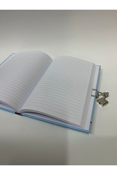 ÇilekKurdu Kilitli Hatıra Günlük Defter 100 Yaprak