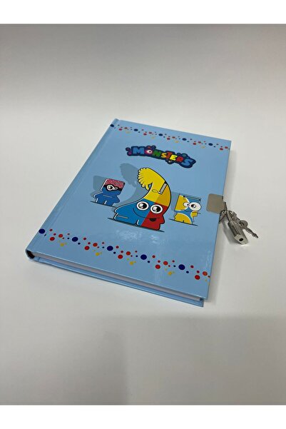 ÇilekKurdu Kilitli Hatıra Günlük Defter 100 Yaprak