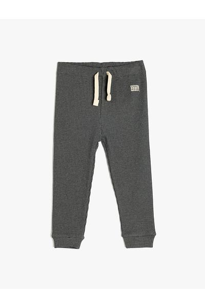 Koton Cotton Jogger Sweatpants with Tie Waist