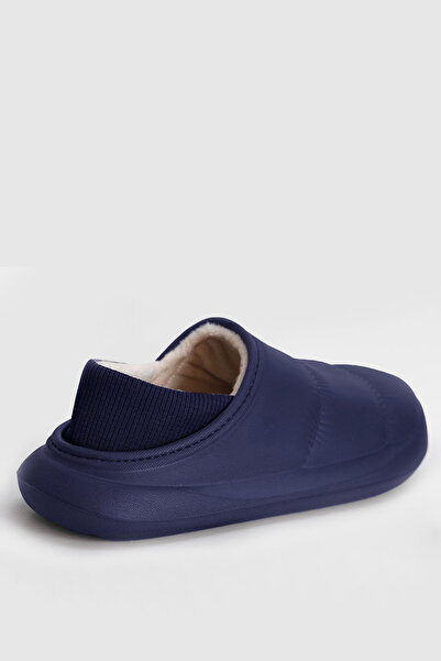 Lufian Navy Blue Flex Slippers