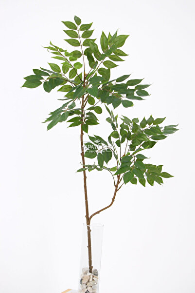 Yapay Çiçek Deposu Yapay Ağac Wisteria (Akasya) Bitkisi 2 Dallı 105 cm (Saksısız) Yeşil