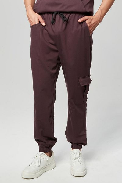 Çatı Medikal Extreme Cool Man - Premium Bluza Chirurgicală cu Două Fețe din Lycra pentru Doctori și Asistente (BĂRBAȚI), Mure