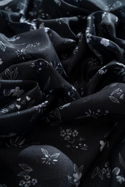 JAWEL Digital Printed Women's Floral Patterned Soft Scarf