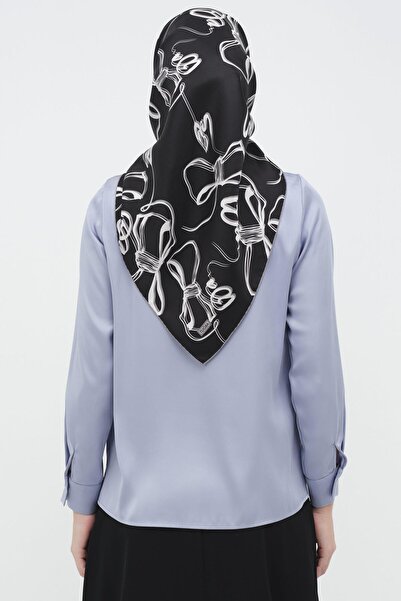 Tuğba Ters Gizli Patlı Pileli Gömlek - Mavi