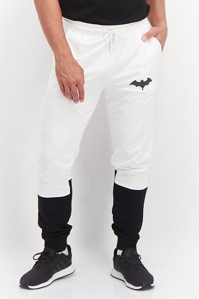 DC Men Two-toned Drawstring Jogger Pants, Black