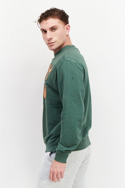 CARTOON NETWORK Men Crew Neck Graphic Print Long Sleeves Sweatshirt, Green Combo